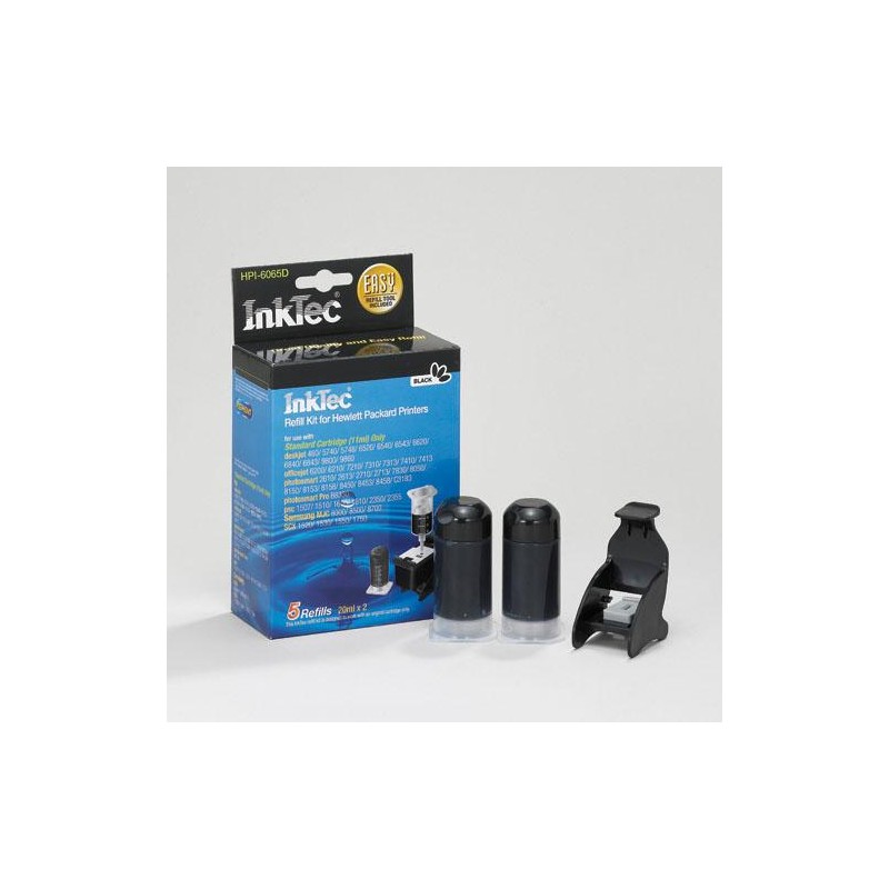 HPI6065D Recarga InkTec para HP336 y HP338. Negro