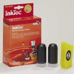 Kit de recharge pour Canon CLI-8BK. NOIR. 20 ml x 2, InkTec