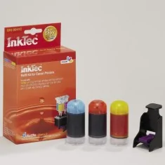 Recarga InkTec para cartuchos Canon CL-31, CL-38, CL-41, CL-51 e CL-831. 3 CORES. 20ml x 3