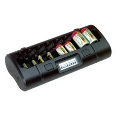 Chargeur Powerex MH-C808M pour 8 piles AA, AAA, C, D NiMH ou NiCD
