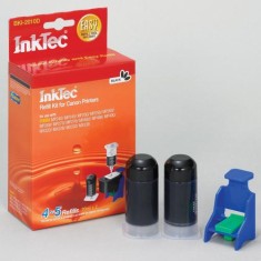 Kit de recarga InkTec para cartuchos Canon PG-210, 210xl, PG-510, 512, PG-815, 815XL y PG-810, 810xl. NEGRO PIGMENTADO. 20ml x 2