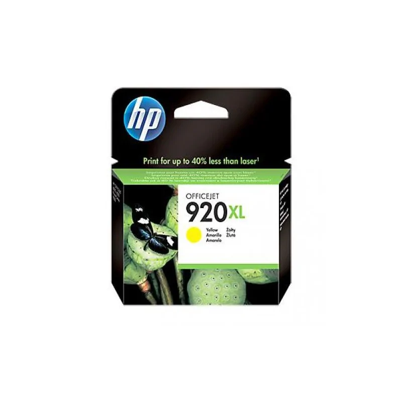 Tinteiro de tinta HP920XL (CD974AE). Amarelo