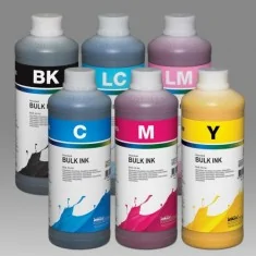 SET 6 litres d'encre pour imprimantes Epson . Encre à colorant de haute qualité, InkTec E0010