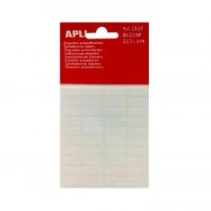 APLI Étiquettes blanches 8x20mm 8 feuilles x 40 unités. écriture