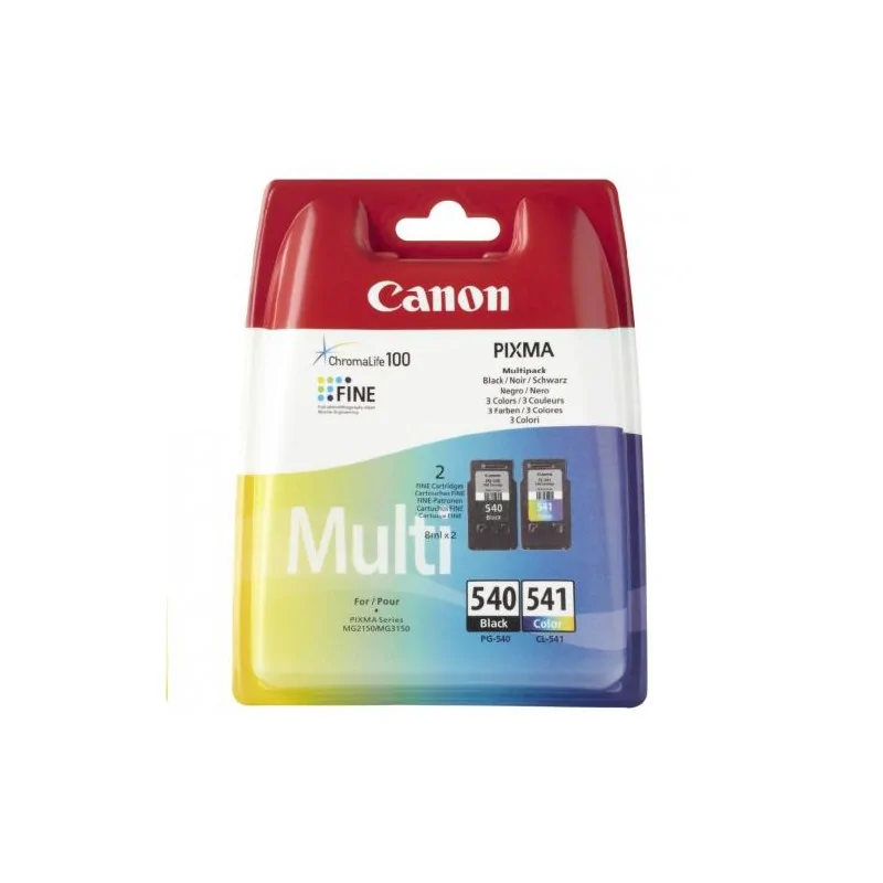 Pack cartouches d'origine Canon PG540 + CL541, noir + couleur