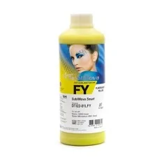 Encre Sublimation FLUOR Jaune, Sublinova Smart . InkTec DTI (1 litre)