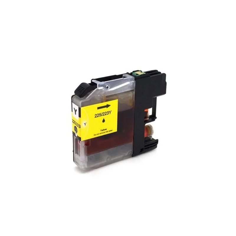 Brother LC-225Y cartucho compatible, Alta capacidad, AMARILLO