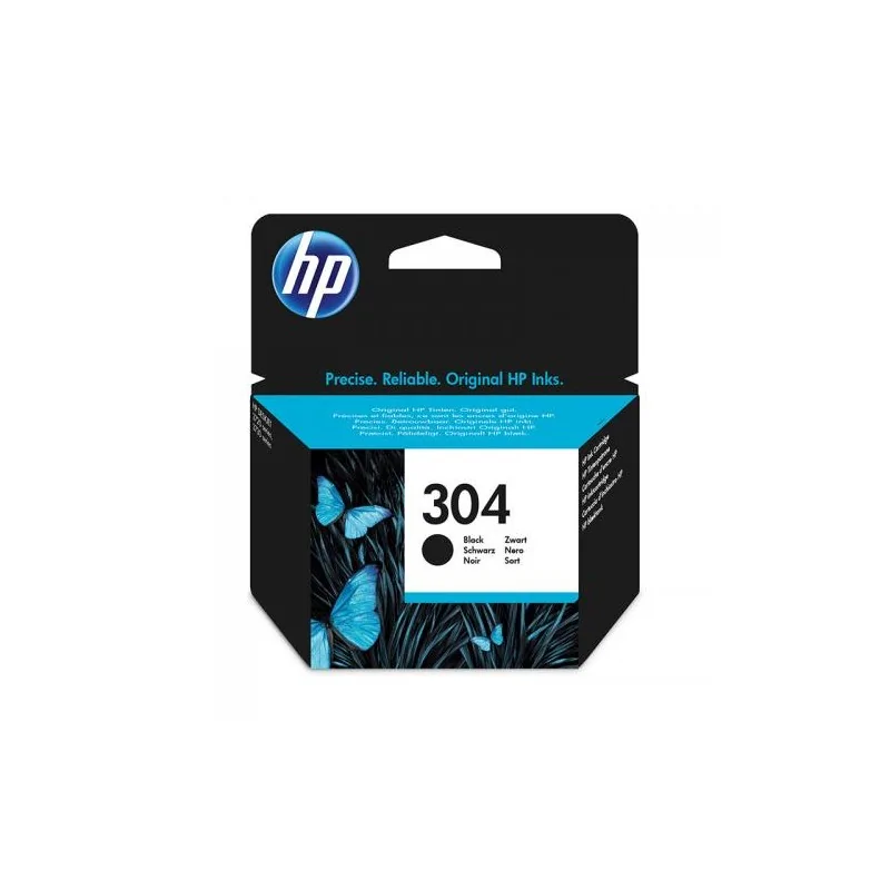 Tinteiro de tinta HP304 (N9K06AE) preto