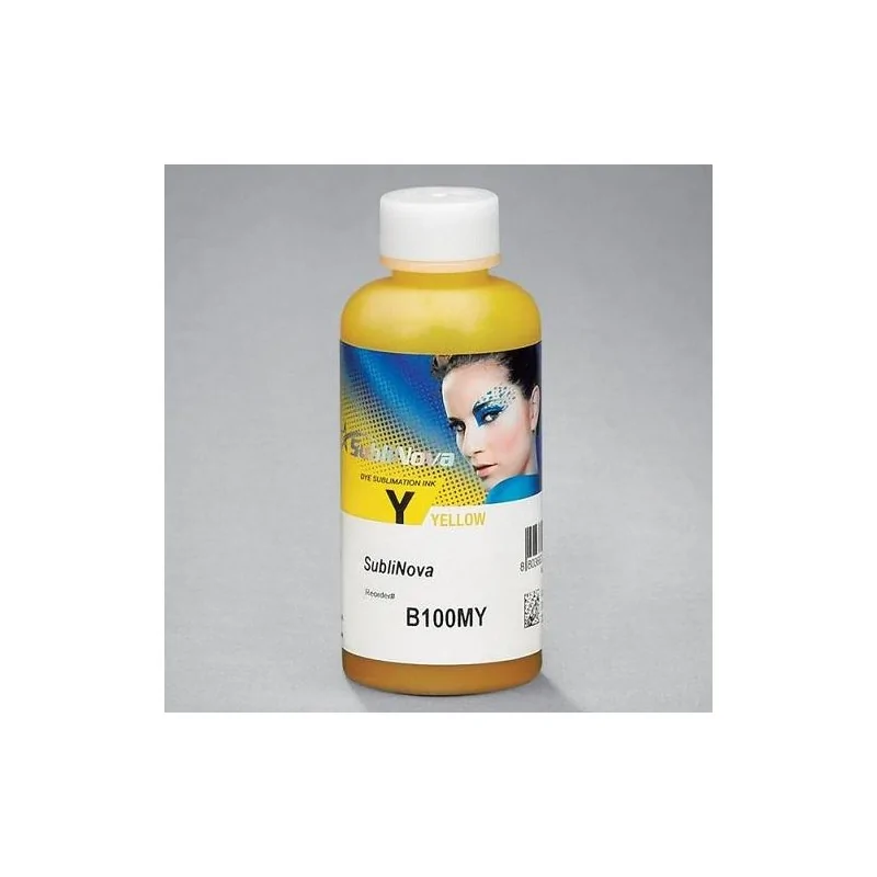 Tinta de sublimación Amarilla para impresoras Epson. SubliNova Smart (botella de 100 ml)