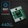 Chip SS21 para plotters Mimaki, chip compatível SS21 Preto