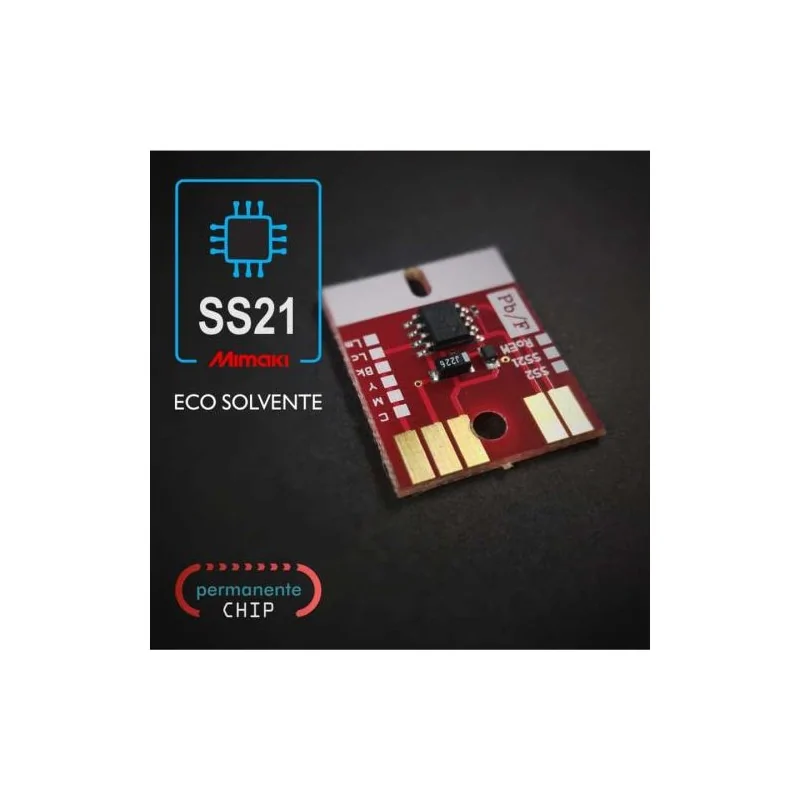 Chip permanente Mimaki SS21 compatible, CIAN