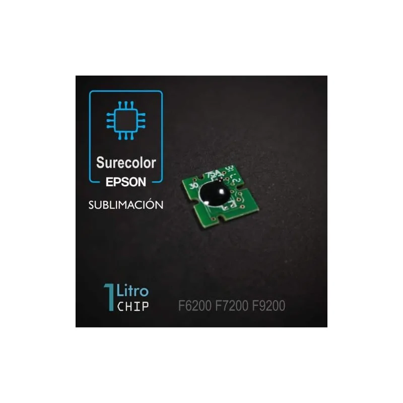 Chip NEGRO HDK T741X (1 litro) para Epson Surecolor F6200, F7200, F9200