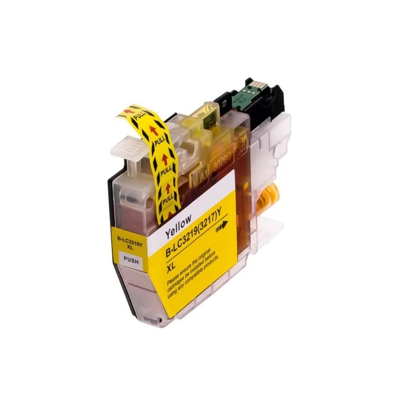 tinteiro compatível Brother LC-3219Y, AMARELO de alta capacidade