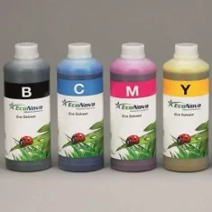 LOT 4 Litres d'encre compatible Roland EcoSol Max3 et EcoSol Max2 (DX7), encre EcoNova AURORA par InkTec, CMJN