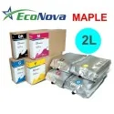 Bolsa 2L tinta Mimaki SS21 y Mimaki BS4 compatible, EcoNova MAPLE by InkTec, CIAN