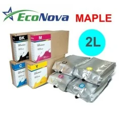 Sac 2L Encre compatible Mimaki SS21 et Mimaki BS4, EcoNova MAPLE by InkTec, CYAN