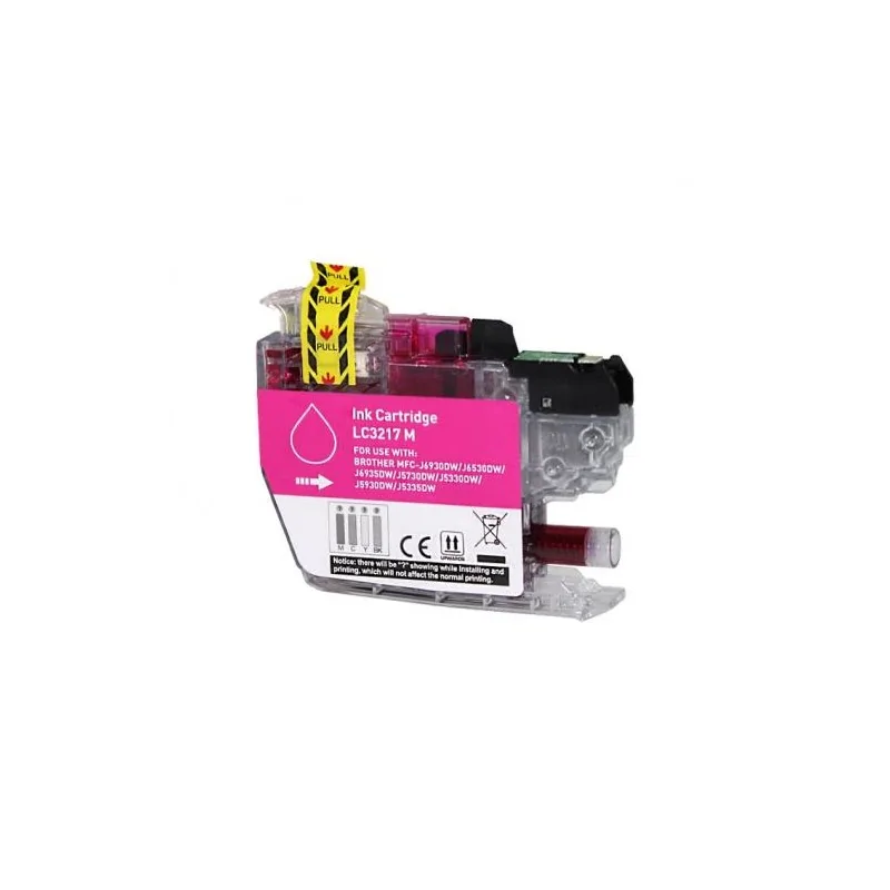 Brother LC3217M cartucho compatible MAGENTA