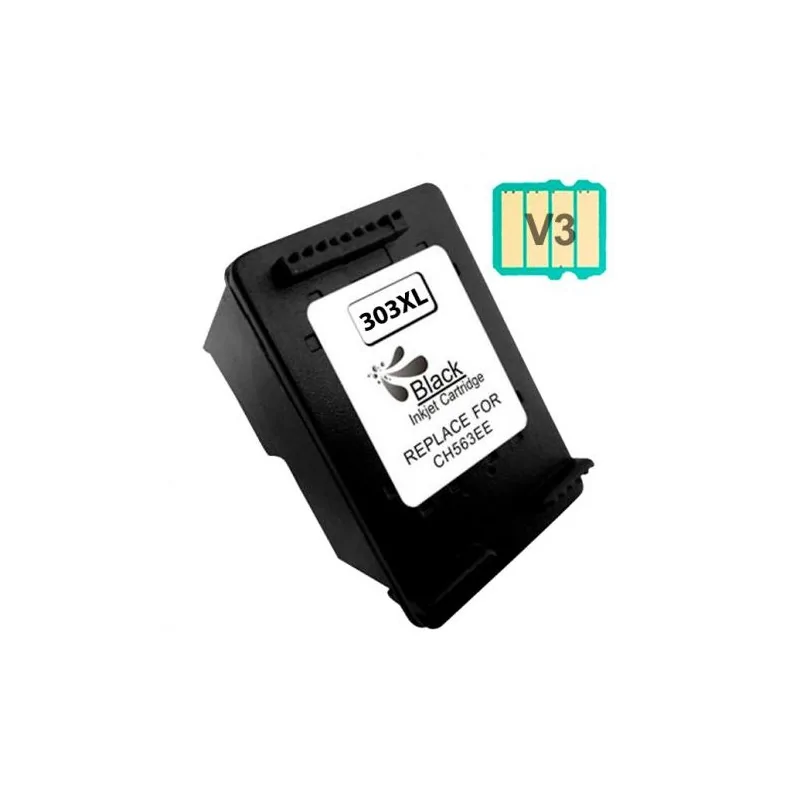 Cartouche d'encre pour HP303XL (T6N04AE, 02A) Remanufactured Black