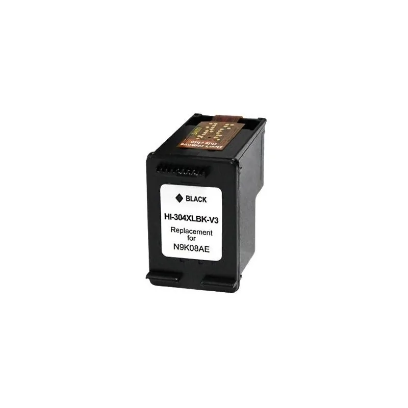 Tinteiro de tinta preta compatível HP304XL