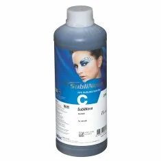 Tinta de sublimación Cian para cabezales DX7. Sublinova G7 (botella de 1 litro)
