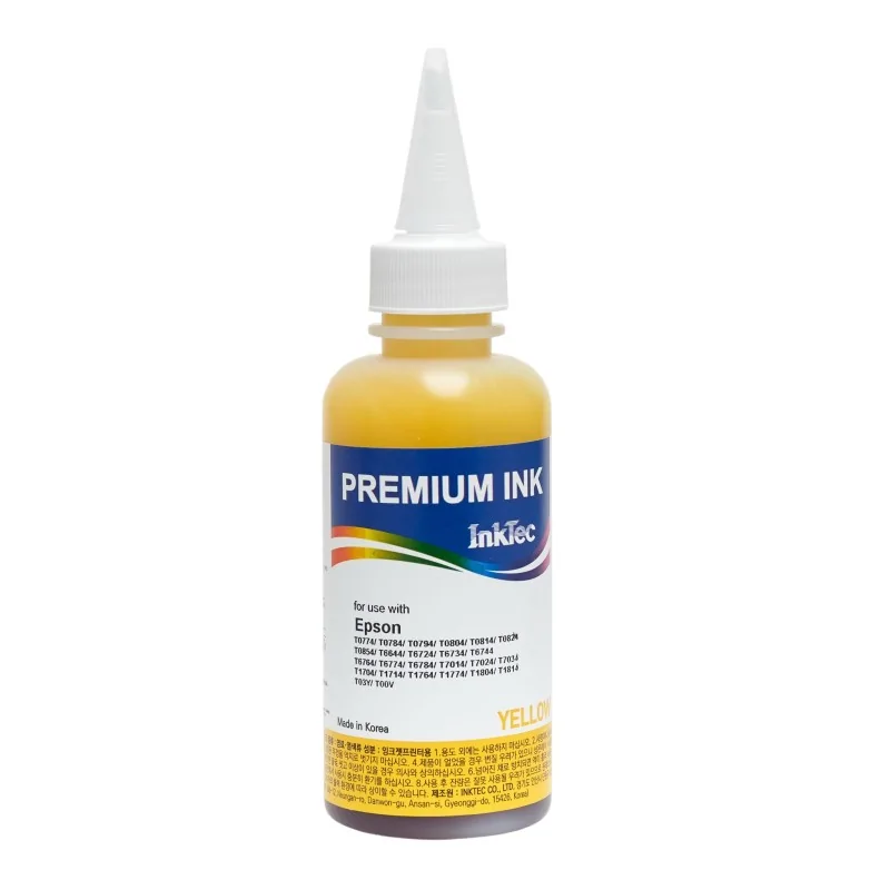 100ml Tinta 664 compatible con impresoras Epson EcoTank. InkTec Tinta Premium AMARILLA