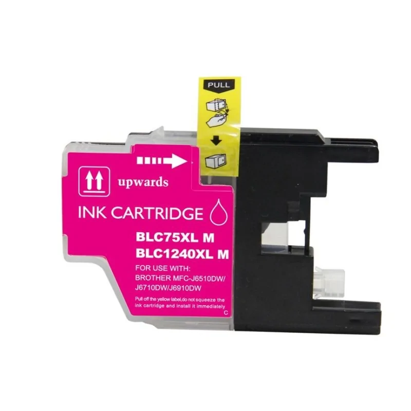 Brother LC-1220M, LC-1240M, cartouche compatible LC-1280M, haute capacité, MAGENTA