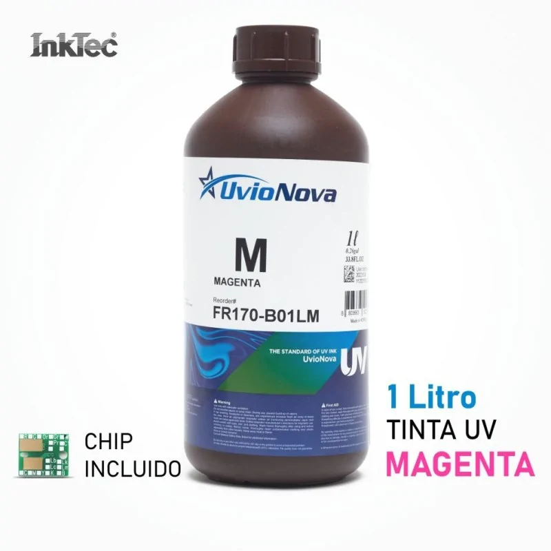 Encre Magenta LUS-170 Inktec pour Mimaki (1 litre + puce)