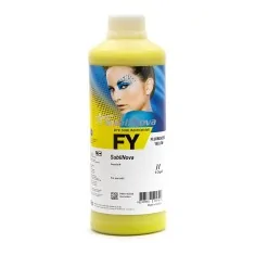 Tinta de sublimación Amarilla Flúor para cabezales DX7. Sublinova G7 (botella de 1 litro)