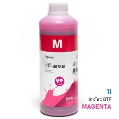 Tinta DTF Magenta | Marca InkTec, botella 1 litro
