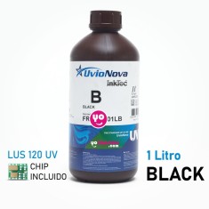 1L Tinta UV Negra, Mimaki LUS120 compatible (chip incluido). InkTec UvioNova, FR170-120