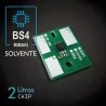 Chip ciano BS4 de 2 litros compatível com Mimaki, chip para MBIS, Ciano BS4