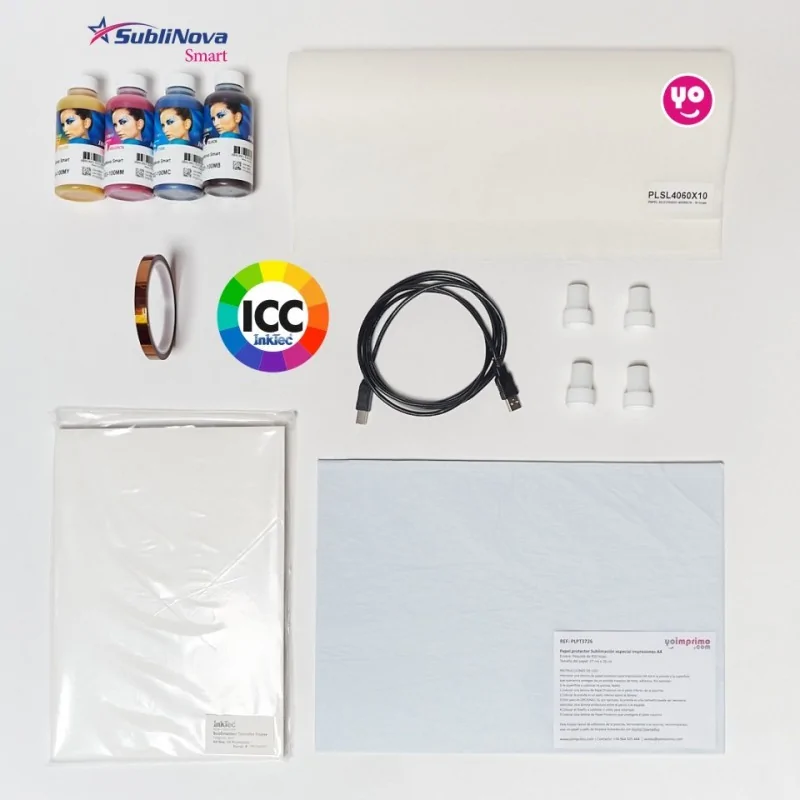 Kit de démarrage sublimation A4 Ecotank Epson ET-2856 sans Sublisplash  driver - PrintFabrik Matériel et Articles pour la sublimation