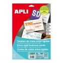 Cartões de Visita Rígidos APLI 250gr 89x51mm 10folhas x10unidades.