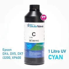 Tinta InkTec SE Ciano UV, para cabeçotes Epson e DTF-UV (1 kg)