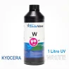Tinta UV Blanca para cabezales Kyocera, InkTec UvioNova