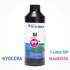 Tinta UV Magenta InkTec para cabeças de impressão Kyocera, UV-LED. 1 quilo