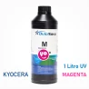 Tinta UV Magenta para cabeças de impressão Kyocera, InkTec UvioNova