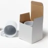 Caja para tazas de sublimación, color blanco