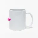 Taza AAA+ para sublimación, cerámica blanca, tamaño 11oz