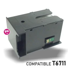 Réservoir de maintenance Epson T6711, remplace C13T671100, marque générique