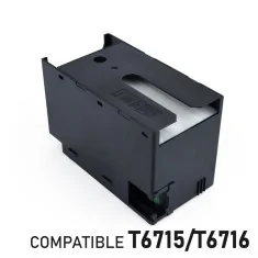 Tanque de manutenção Epson T6715, T6716 | Substitui C13T671600, C13T671500 | Marca genérica