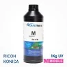 Tinta UV Magenta para cabezales Ricoh y Konica, Semi-rígida, InkTec