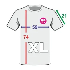 T-shirt à sublimer, unisexe, tissu 100% polyester blanc de 160gr