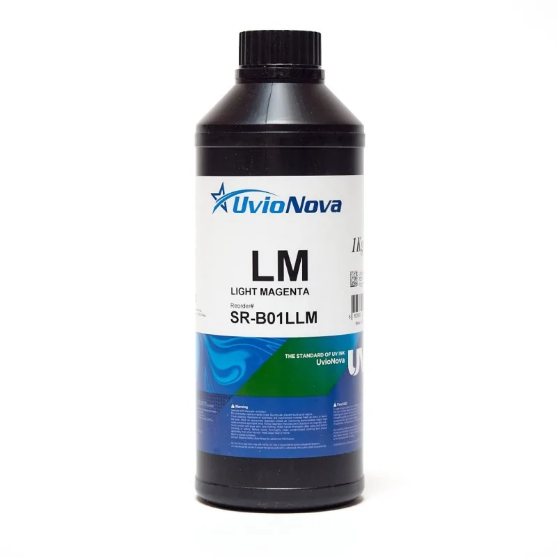 Tinta UV Magenta Claro para cabezales Ricoh y Konica, Semi-rígida | InkTec SR , 1 Kilo