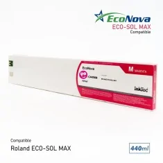Tinteiro Compatível Roland Eco-Sol Max Magenta, 440ml | InkTec EcoNova ID