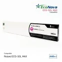 PACK 4 Cartuchos Roland Eco-Sol Max compatibles, CMYK | InkTec EcoNova ID