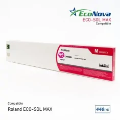 PACK 4 Tinteiros Roland Eco-Sol Max compatíveis, CMYK | InkTec EcoNova ID