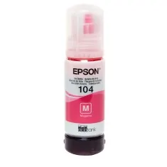 Tinta Epson Ecotank 104 Magenta (botella de 65ml)