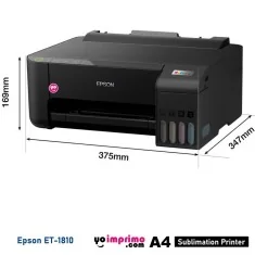 Impressora de sublimação A4 Epson Ecotank e tintas Sublinova Smart com perfil ICC