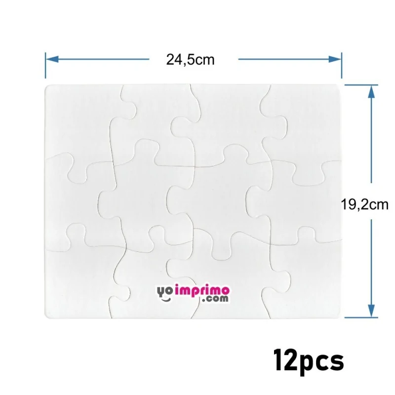 Puzzle de sublimation 12 pièces pour enfants, finition brillante